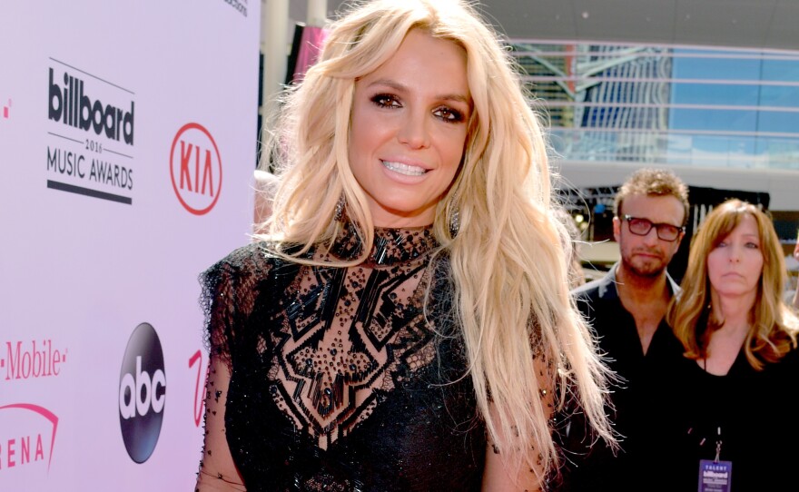 Britney Spears at the Billboard Music Awards in 2016 in Las Vegas.