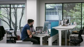 CalMatters reporters at the office in Sacramento on Oct. 4, 2022.