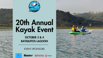 20th Annual Batiquitos Lagoon Kayak Fundraiser and Cleanup Event