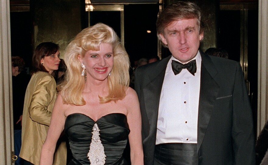 Trump and his then-wife, Ivana, at a social engagement in New York in 1989.