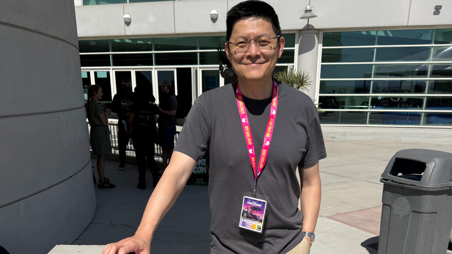 Ben Zhao, designer of Glaze and Nightshade and professor of computer science at University of Chicago is shown at San Diego Comic-Con on July 23, 2026.