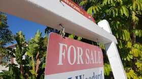 A for sale sign in from of a home in Chula Vista on April 16, 2020.