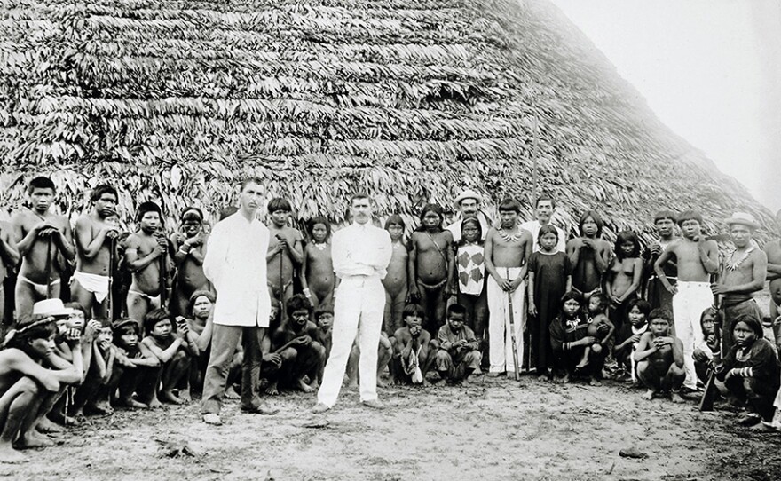 Undated historical black and white photo. Indigenous painter Rember Yahuarcani pursues a successful career in Lima, but when he finds himself in a creative rut, he returns home to his Amazonian community and discovers why his ancestors' stories cannot be forgotten. 