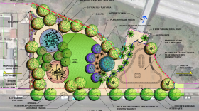 Plans for a mini-park on Central Avenue in City Heights show a skate plaza for local skateboarders. 