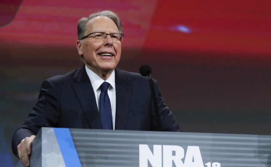 National Rifle Association Executive Vice President Wayne LaPierre faced criticism from the group's board members as allegations about financial mismanagement surfaced.