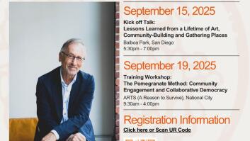 Kickoff Talk Milenko Matanovic: 'Lessons Learned from a Lifetime of Art, Community Building and Gathering Places'
