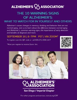 The 10 Warning Signs of Alzheimer's - VIRTUAL