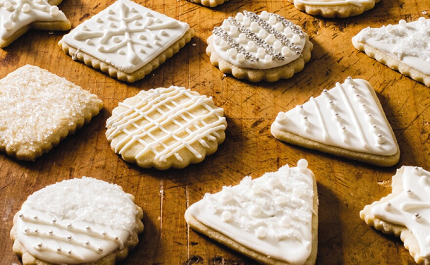 Easy holiday sugar cookies.