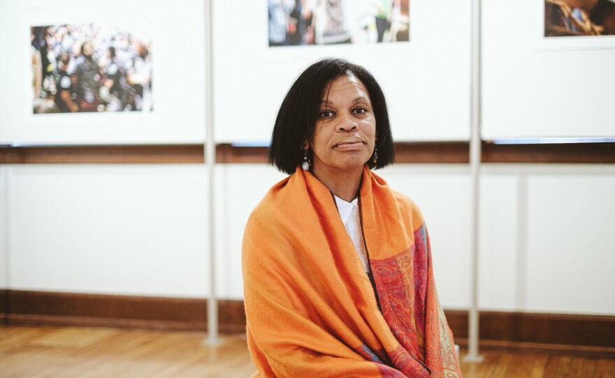 Andrea Douglas, director of the Jefferson School African American Heritage Center is overseeing a project to transform a statue of Confederate Gen. Robert E. Lee into a more inclusive work of public art.