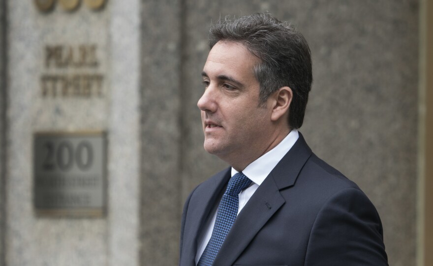 Michael Cohen, a longtime personal lawyer and confidante for President Trump, said Monday his "first loyalty" rests with his family.