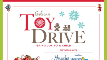 Gelson’s Annual Holiday Toy Drive