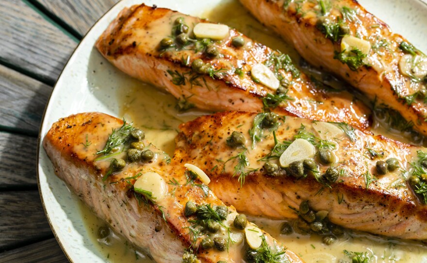 Salmon Piccata