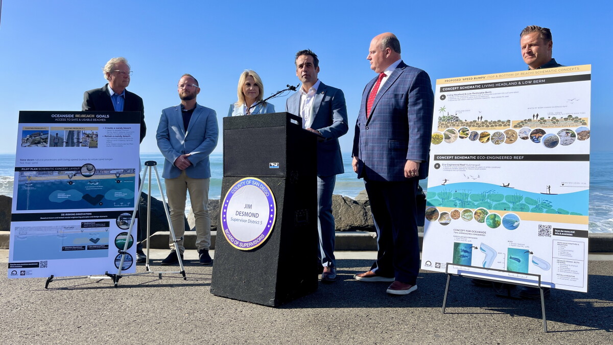 Oceanside sand retention project goes to council, draws support of North County officials - Vimarsana News