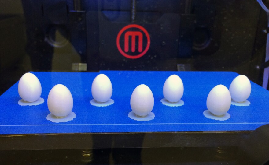 A 3-D printer can turn out any number of identical faux eggs of nearly any shape or size. Such uniformity is crucial in replicating science studies, and is tough to achieve when each of the fakes is handcrafted, the old-fashioned way.
