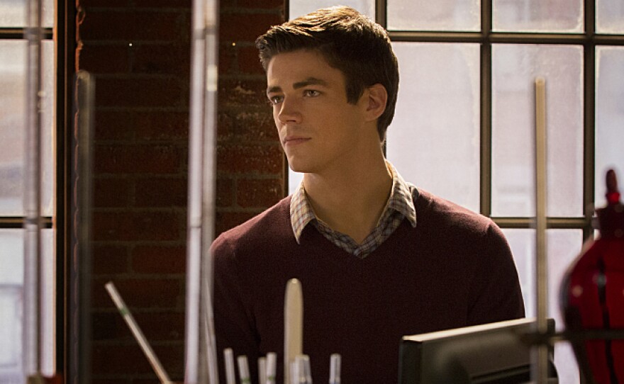 Grant Gustin as Barry Allen on The Flash.