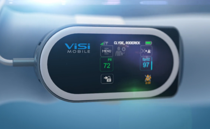 The ViSi Mobile monitoring system.