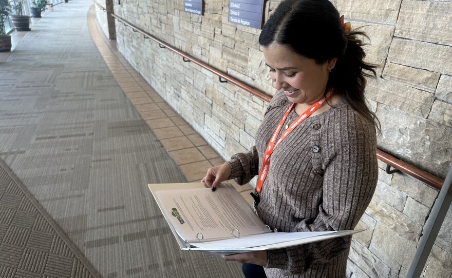 Maria Olivo is a quality analyst at Grand River Health and helps manage the hospital's interpreter program.