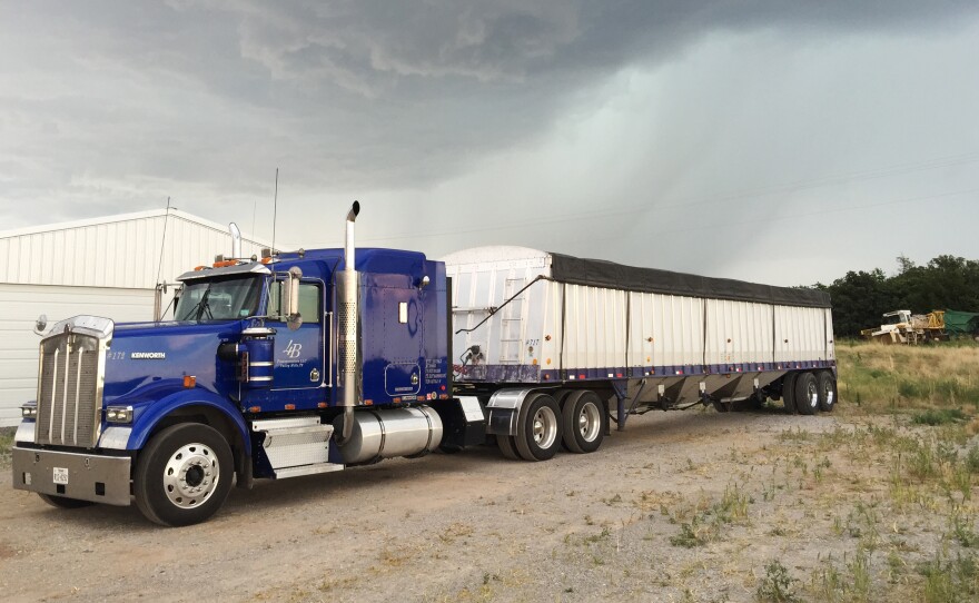 Blankenship says truckers like him who move food and livestock spend a lot of time "out in the country, and out in the middle of nowhere, so you've got to be prepared and a little self-sufficient."