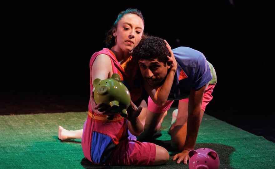 Malashock dancers rehearse Christopher K. Morgan's piece, "Inconstancy" in an undated photo.