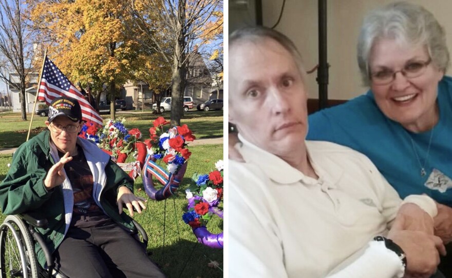 Matt Snider was in a Michigan nursing home for years with Huntington's disease. His wife, Nancy, her daughter or a close family friend saw him every day.