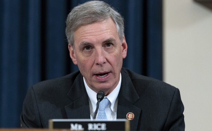 Rep. Tom Rice, R-S.C., questions a witness during a Capitol Hill hearing on March 17.