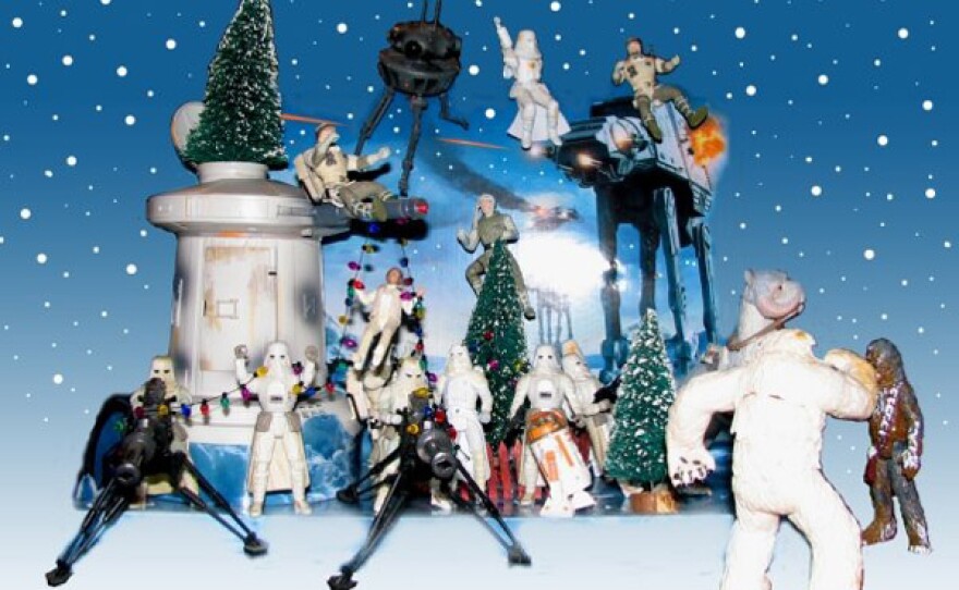 Happy Hoth Holiday! (This is my Hoth diorama from a couple years ago).