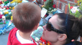 Paying respect outside Junior Seau's Oceanside home