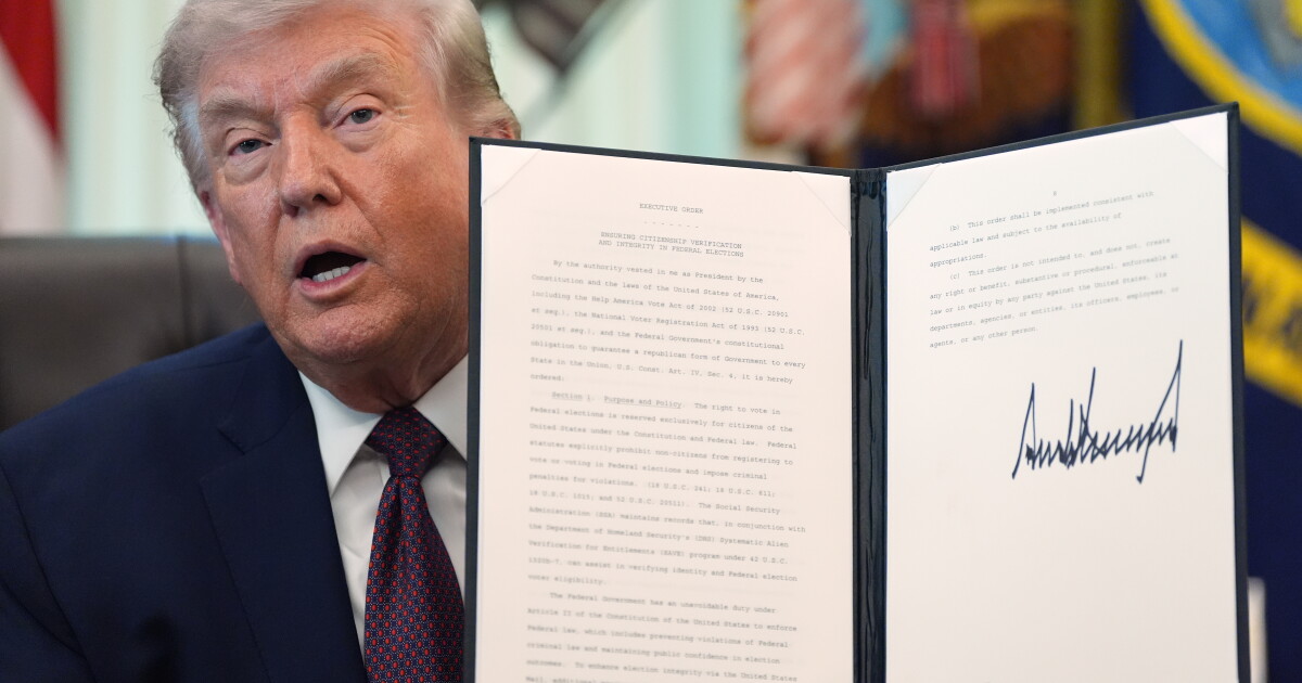 A federal judge in D.C. declines to block Trump's executive order on voting by mail