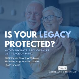 Protect Your Assets from Taxes and Probate: Everything You Need to Know About Estate Planning Webinar
