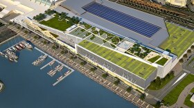 A rendering of the proposed Convention Center expansion.