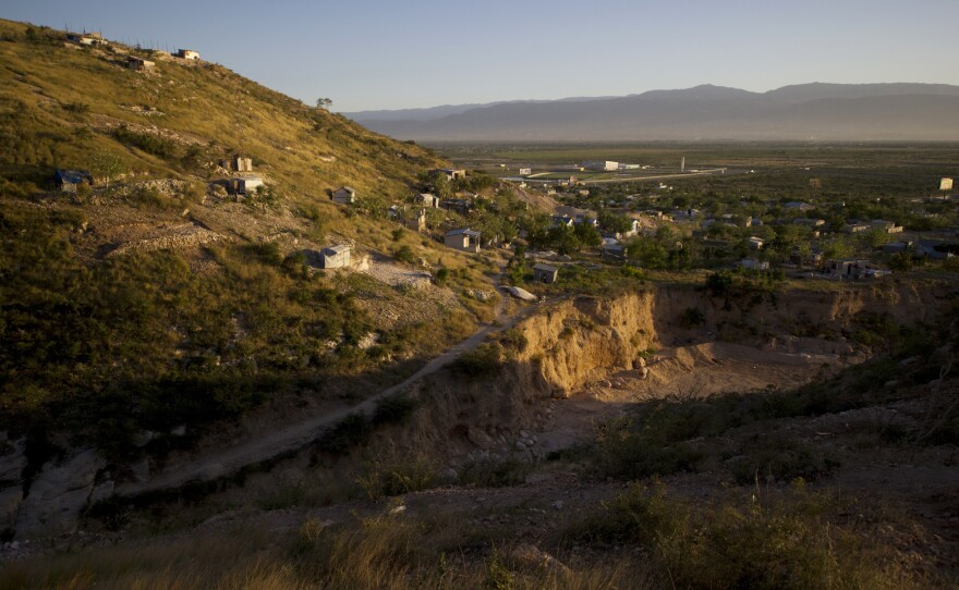 The view from a hill in Canaan, outside of Port-au-Prince, on Jan. 2, 2015. Canaan is a settlement to the northeast of Port-au-Prince, where families and other victims of the 2010 earthquake live. Canaan remains without electricity and water.