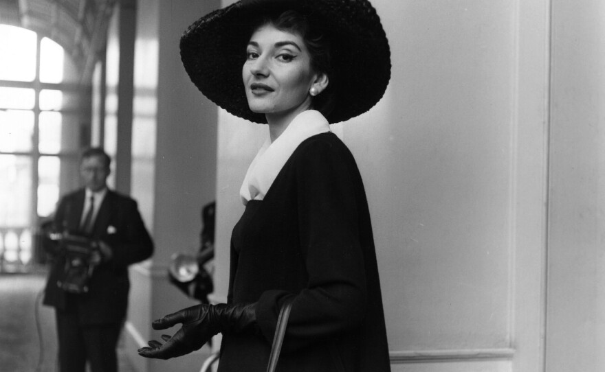 Along with her status as an opera superstar, Maria Callas (photographed here in 1958 in London) also became a fashion icon.