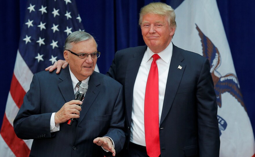 Former Maricopa County Sheriff Joe Arpaio helped President Trump during his 2016 campaign — and now he wants to help him in Washington.