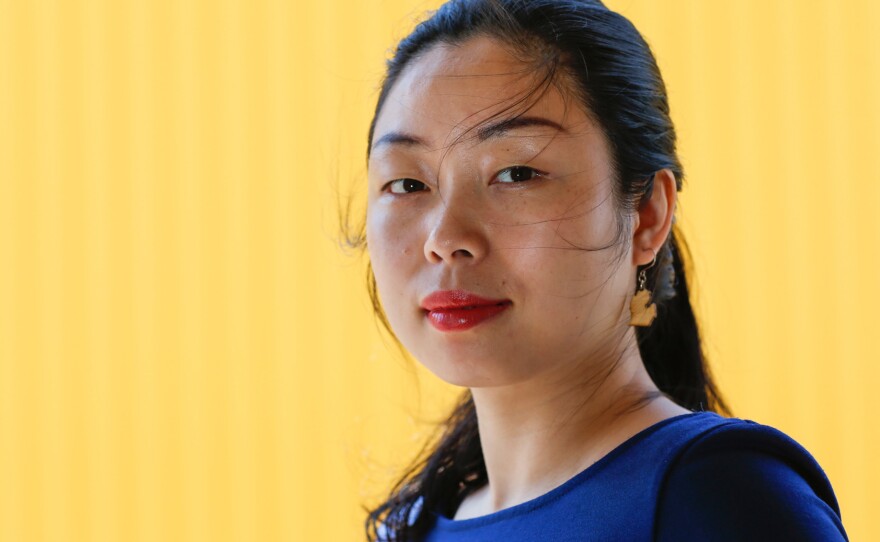 Chinese filmmaker Nanfu Wang, photographed on June 6 in Brooklyn, N.Y.