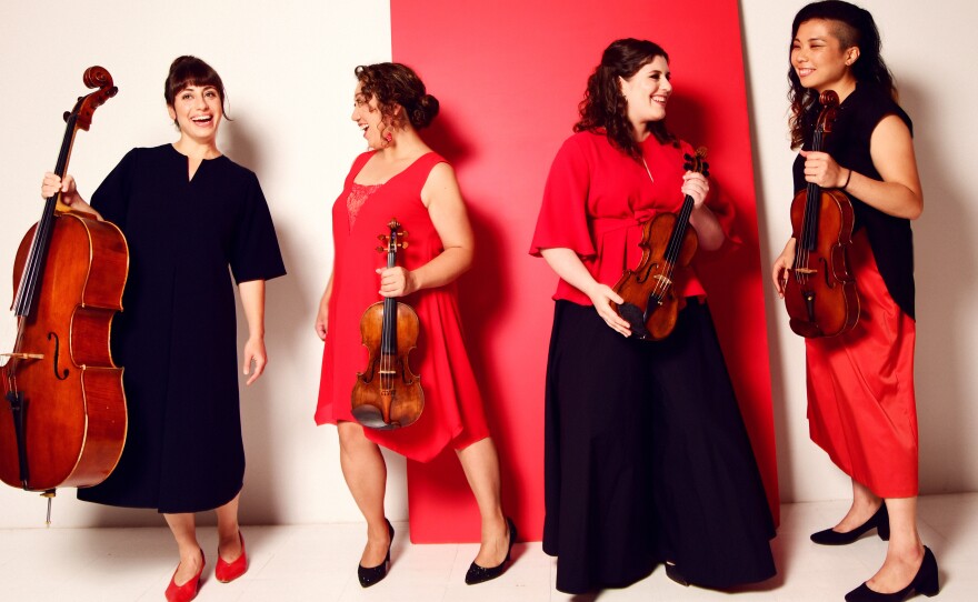 The new album by the Aizuri Quartet offers musical contemplations of earth and sky by four disparate composers.