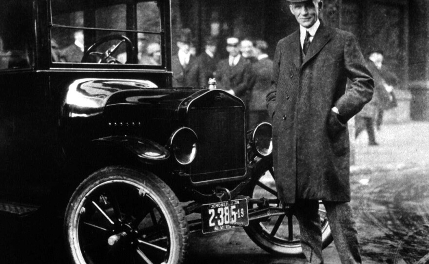 Henry Ford may have paid his workers a good wage, but it wasn't because of charity--it was a good business decision that some say helped the middle class take off.