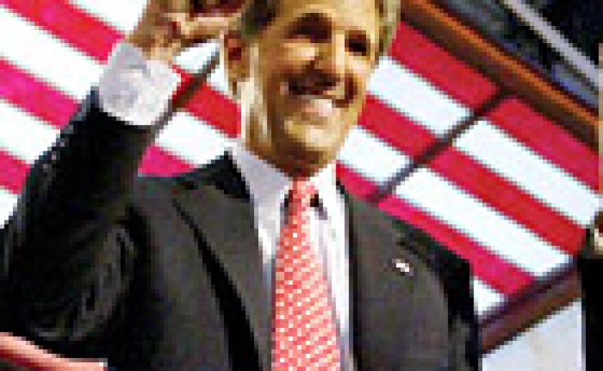 Sen. John Kerry officially becomes the Democratic presidential nominee.