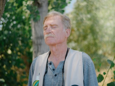 Volunteer docent Ron Peterson stands for a portrait at the Tijuana River Estuary in Imperial Beach, California on August 3, 2024.