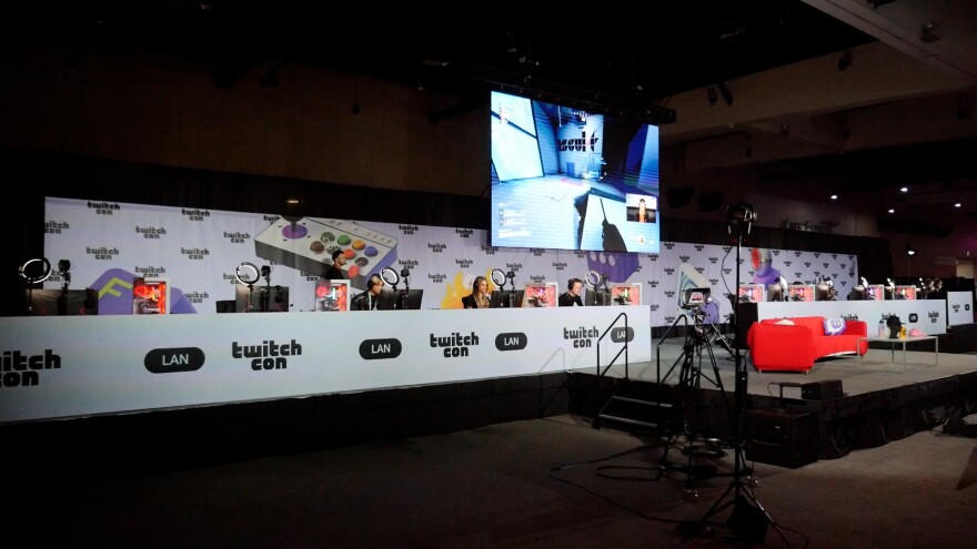 TwitchCon Attendees play THE FINALS live on the stage for a chance to win prizes on Sept. 20, 2024 at the San Diego Convention Center.