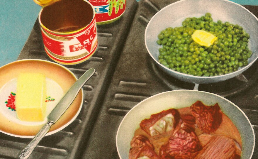 Tushenka, canned stewed meat, was both a portable army ration and a prized home ingredient.