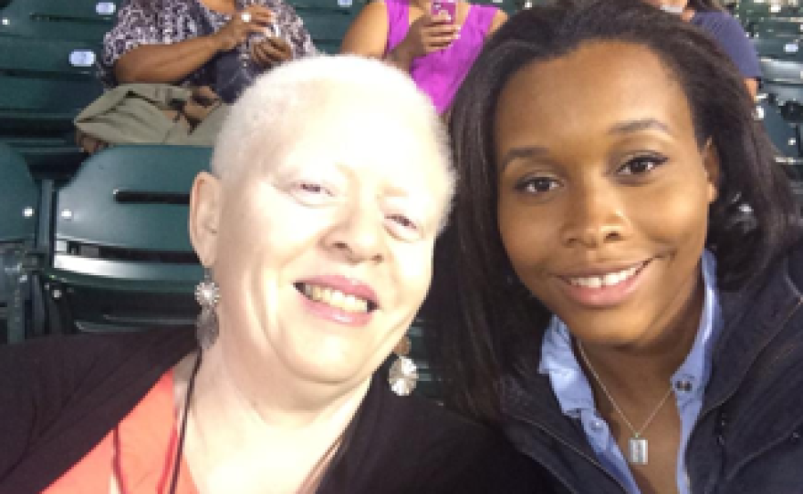 Natalie Devora sits with her daughter, Jewel Devora.