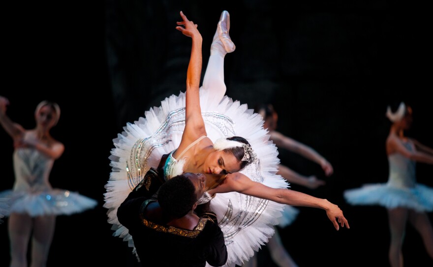 This is the first year that two African-American dancers will star in The Washington Ballet's production of Swan Lake: Misty Copeland, soloist with American Ballet Theatre, dances the dual role of Odette and Odile; Brooklyn Mack of The Washington Ballet is Prince Siegfried.