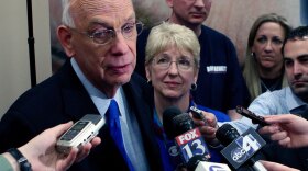 Utah Sen. Bob Bennett thanks his volunteers and family after being voted out of office by delegates at the 2010 Utah GOP Convention on Saturday.