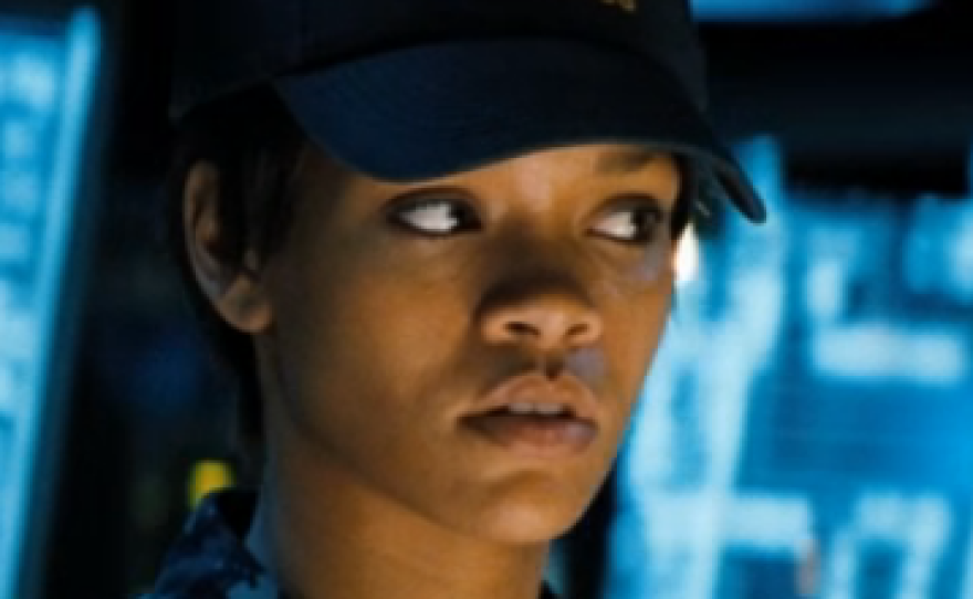 Rhianna in "Battleship"