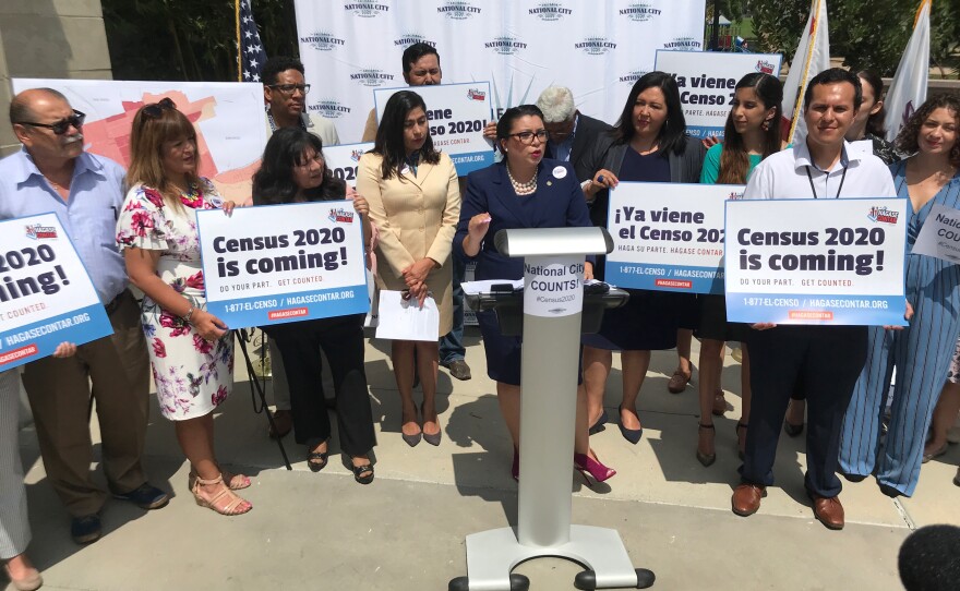 National City Mayor Alejandra Sotelo-Solis talks about her city's plan to boost resources for an accurate census count next year on  on Aug. 22, 2019.
