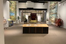 A view looking into the space that will host "America at 250 - San Diego: 1776 - 2026 is shown at the San Diego History Center on June 9, 2026.