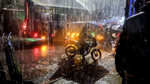 Even without the interference of El Niño, Nairobi, Kenya is prone to flooding. Above: Motorists drive through heavy rains in the Kibera community on March 14. Flooding that month took over 100 lives in the capital city.