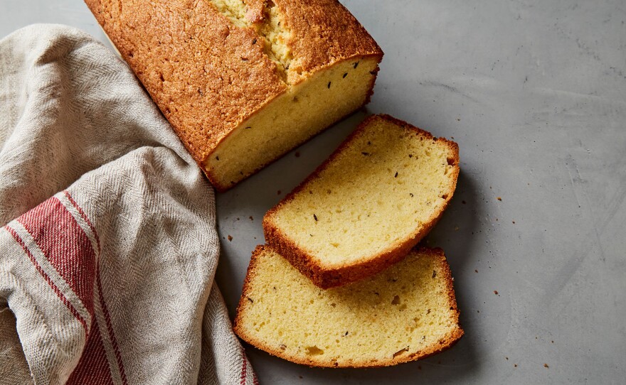 Lemon and Caraway Butter Cake