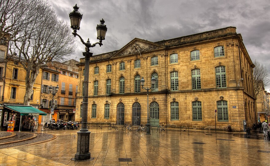 Behind the "carved wooden doors and the chiseled golden stone facades, there's a lot of mystery" in Aix, Longworth says.