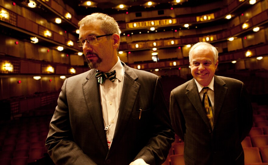 Organ consultant Jeff Weiler (left) and Casavant artistic director Jacquelin Rochette oversaw the tremendous task of building, installing and voicing the Kennedy Center's new organ.